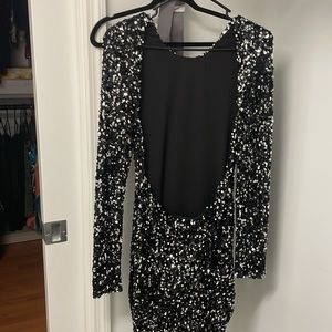sequin dress